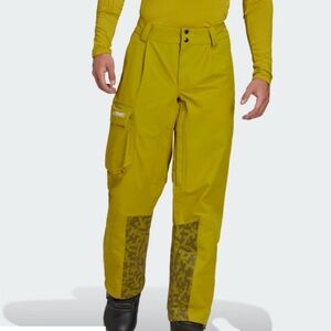 🥷🏿🥷🏿🥷🏿adidas Mens Large TERREX 3-LAYER POST-CONSUMER NylonSnow Pants Olive
